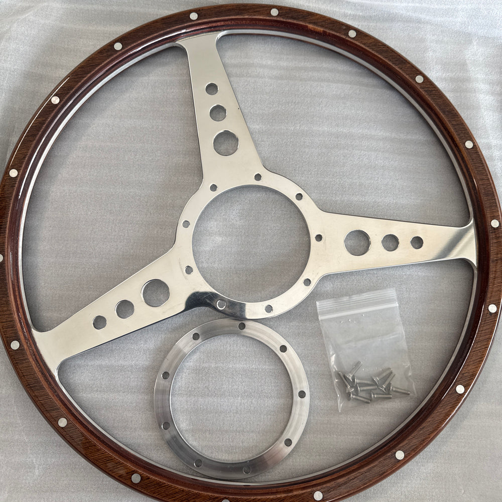 
                  
                    15” Woodrim Steering Wheel - Seconds
                  
                