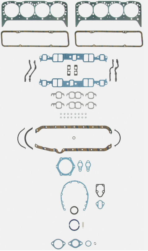 1957-1979 Small Block Chevy V8 engine full gasket set