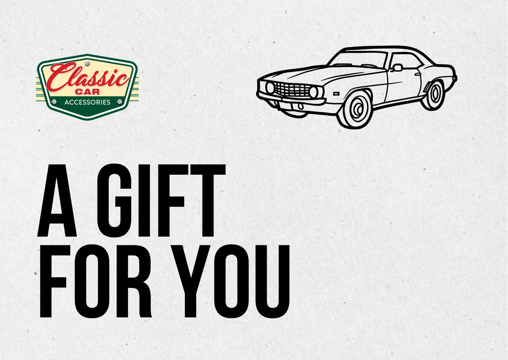 Classic Car Accessories Gift Card