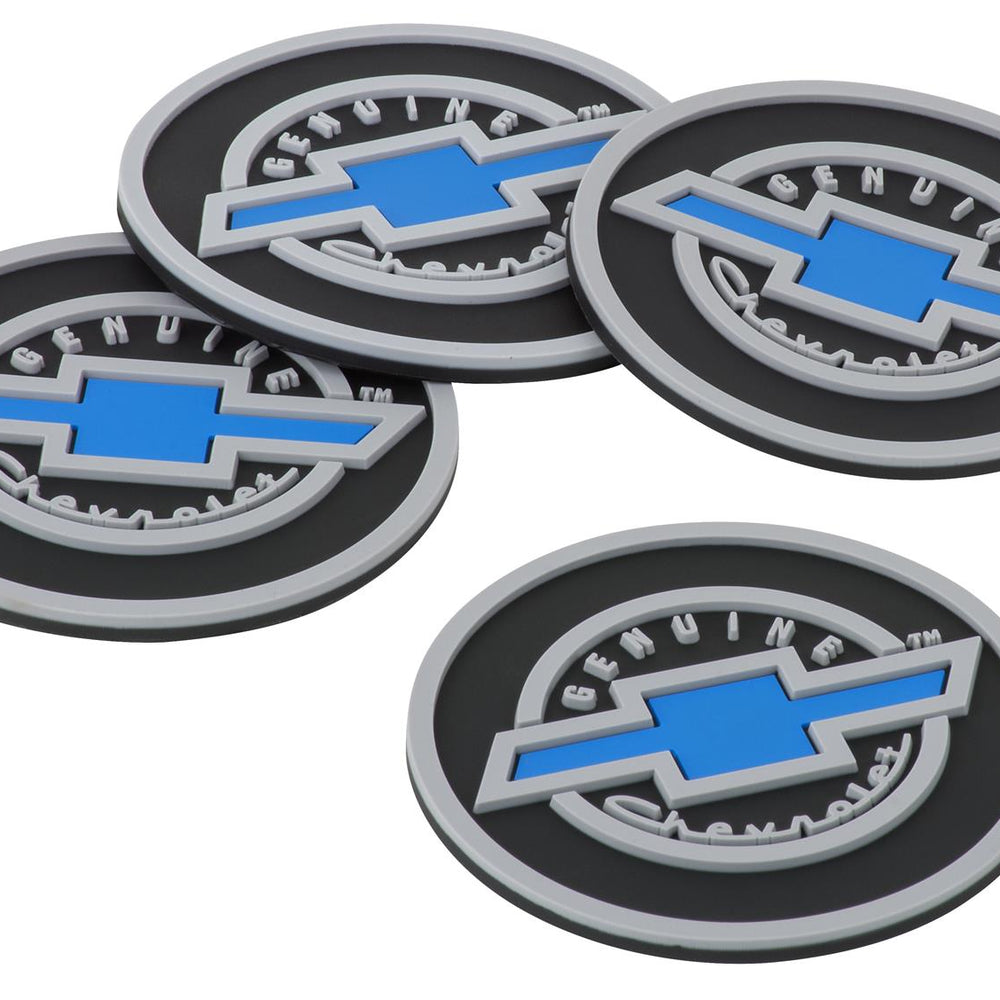 Genuine Chevrolet Rubber Coaster Set