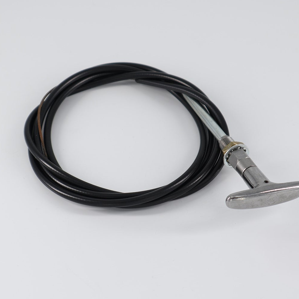 Bonnet release cable - push/pull - Chrome