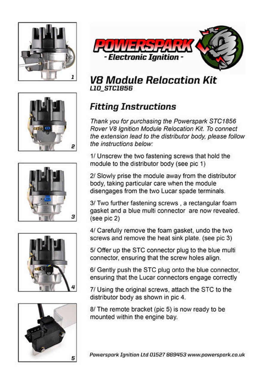 Remote Mounting Linking Lead for V8 with 35D