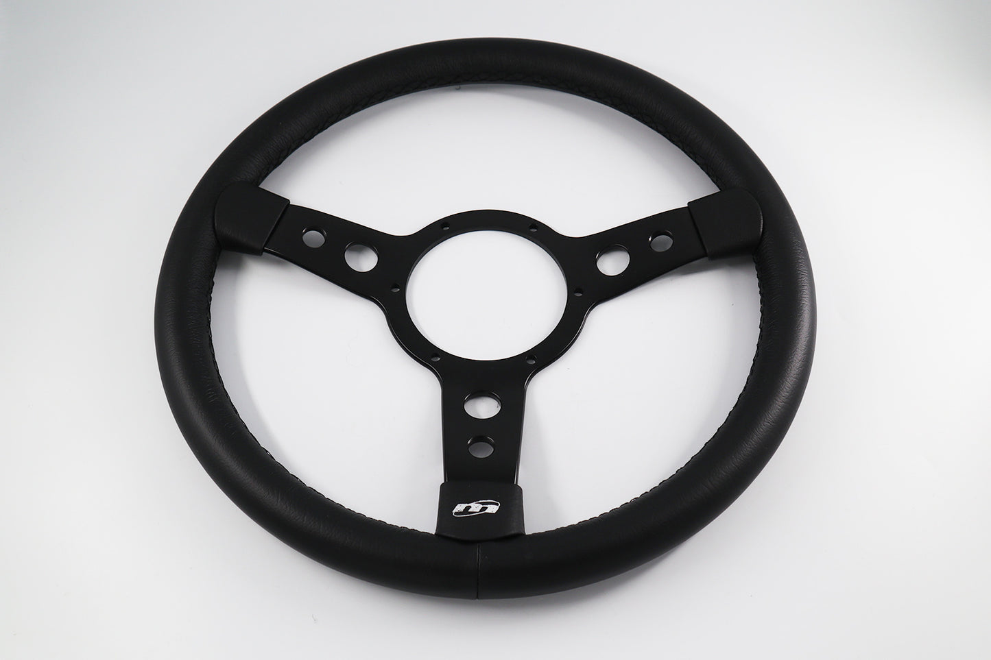 Classic Mountney Leather or Vinyl Black Steering Wheel