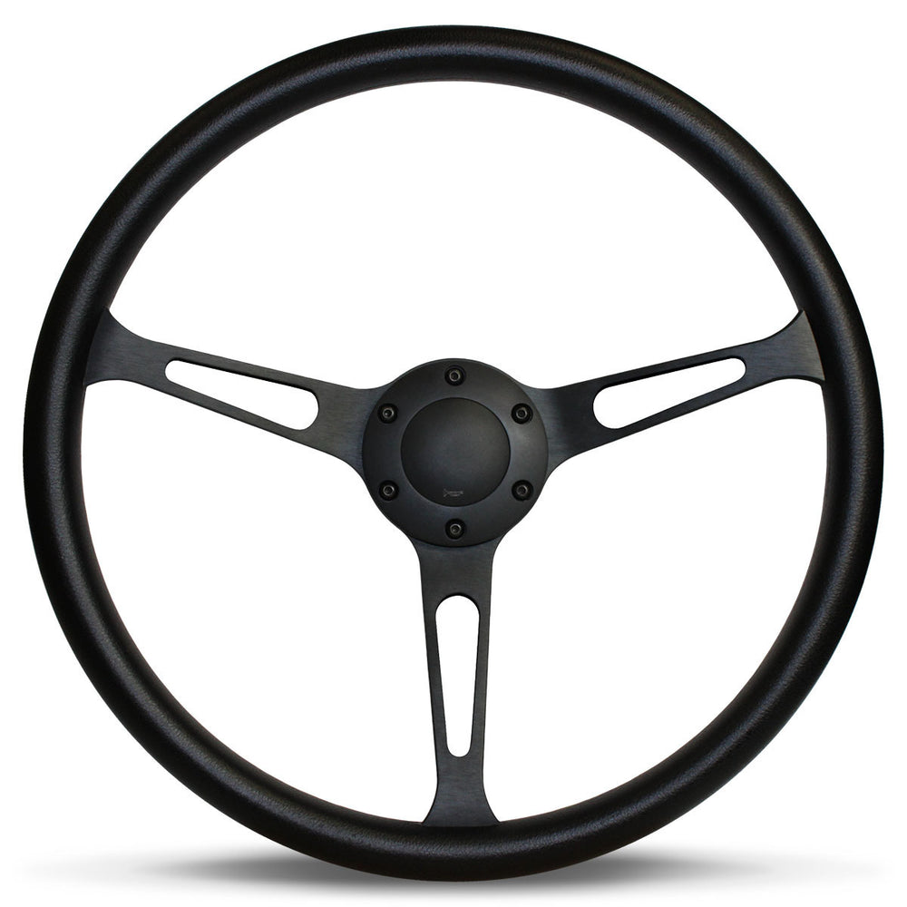 
                      
                        Steering Wheel Poly 15" Classic Black Alloy With Slots
                      
                    