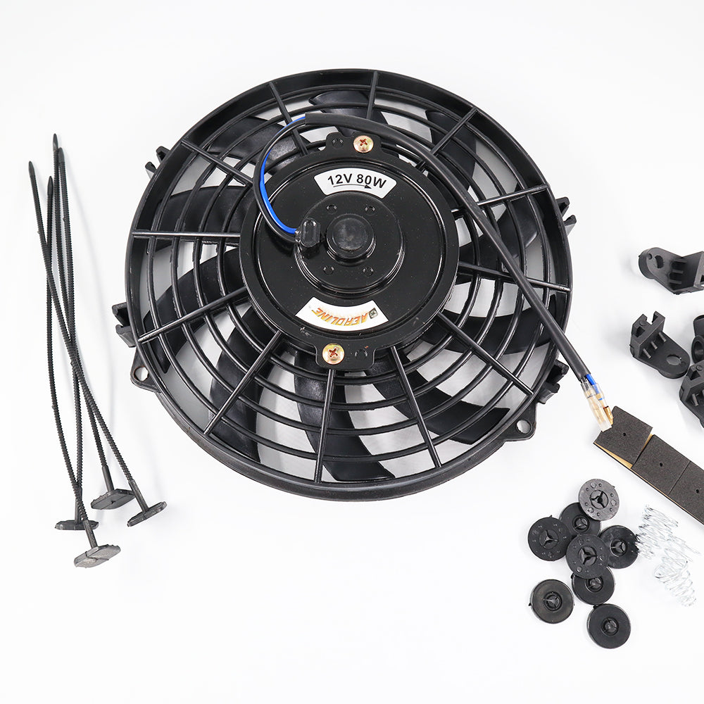 
                      
                        9" Aeroline Electric 12V Radiator Cooling Fan + Fitting Kit
                      
                    