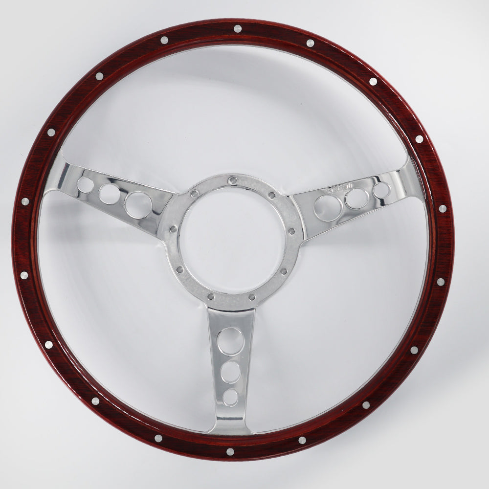 Astrali Classic Woodrim Steering Wheel - Semi Dished