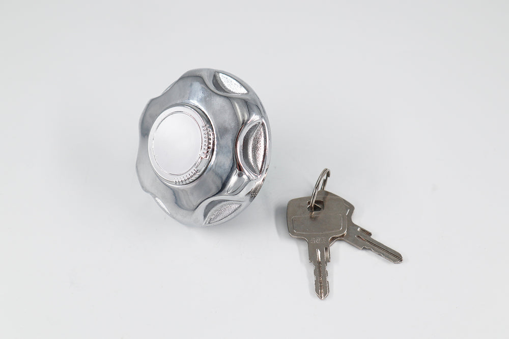 Tex Locking Fuel Cap - Chrome