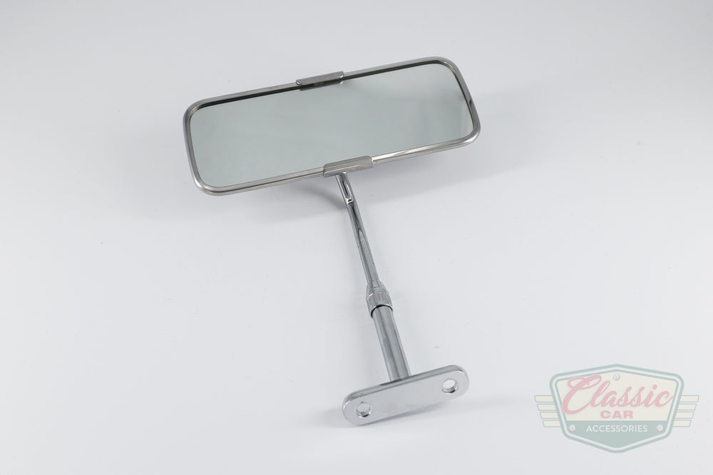 Interior mirror with adjustable arm