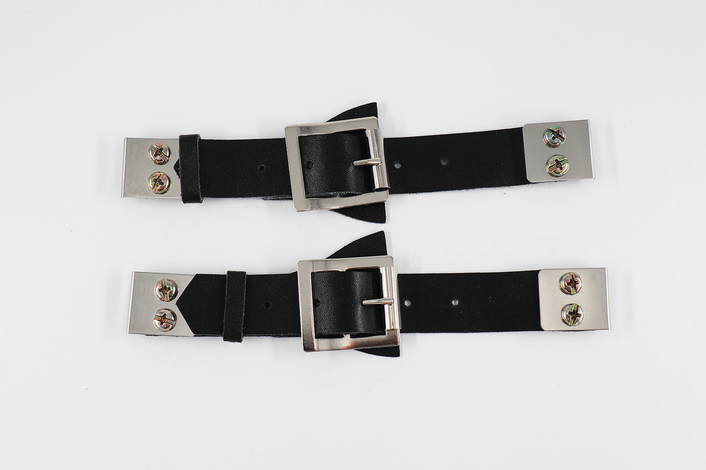 Leather Bonnet Straps - Black