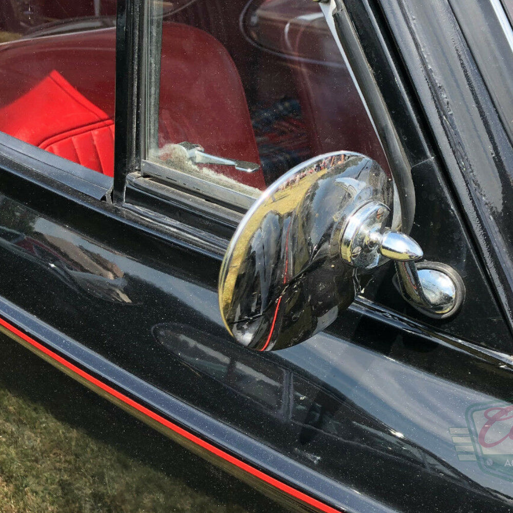 Classic Lucas style chrome mirrors - Tex