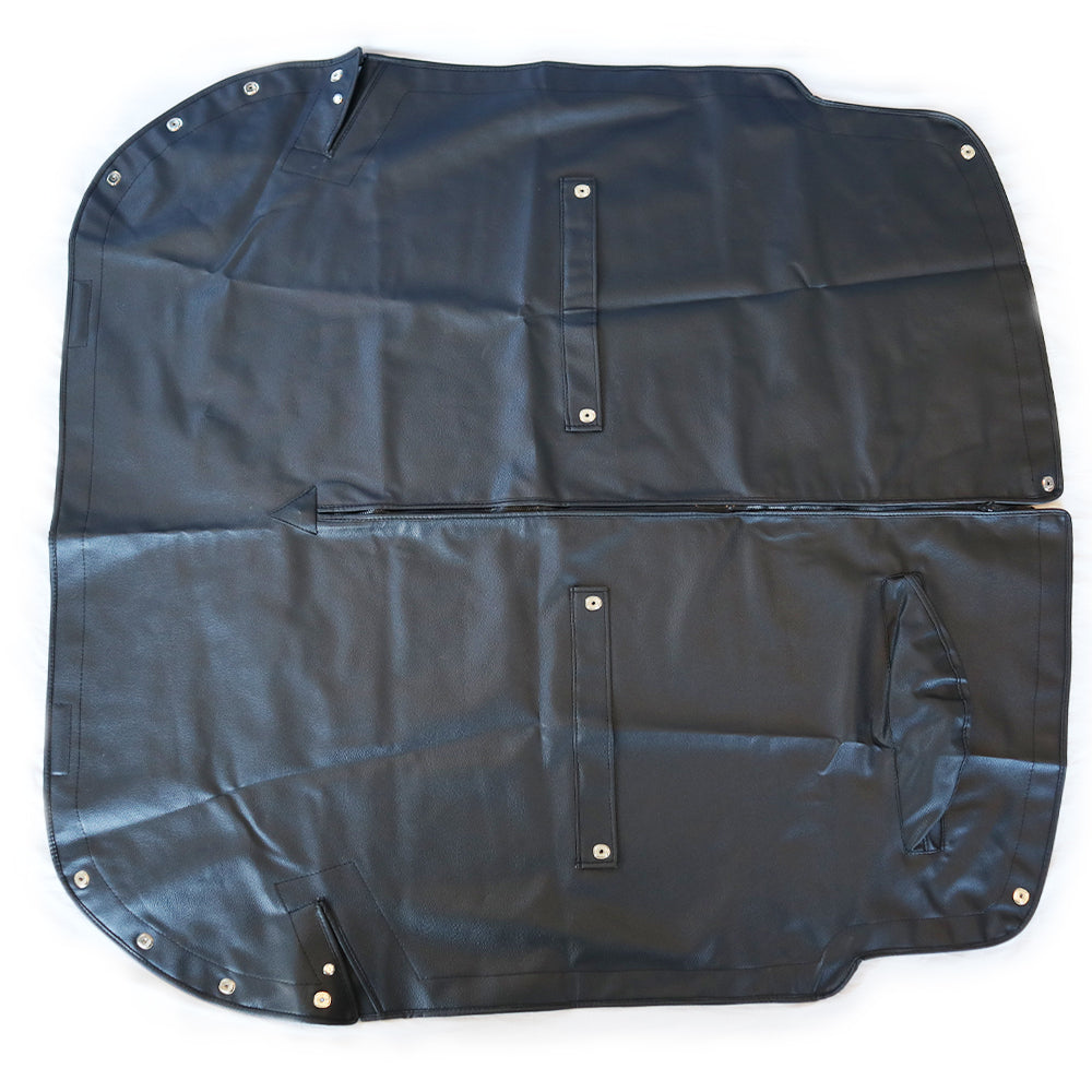 MGB Roadster Full Tonneau Cover - Black - No Headrests