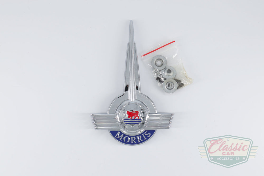 Morris Minor Front Bonnet Badge - Chrome