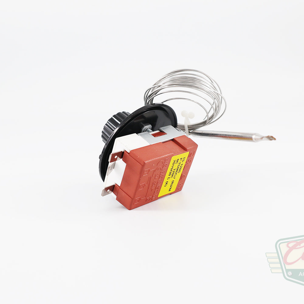 Radiator fan thermostatic control switch