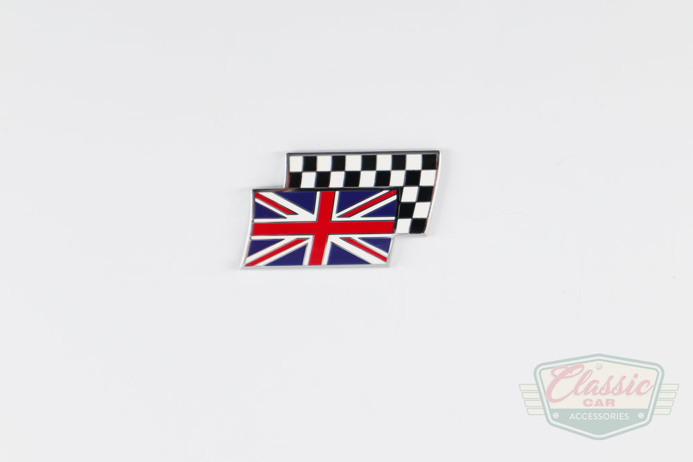 Union Jack tráng men với cờ đua