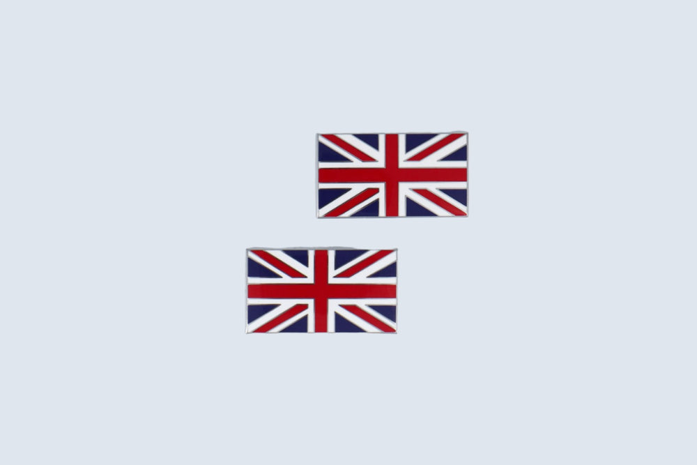 Union Jack badges